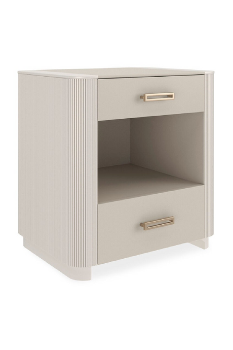 White 2-Drawer Nightstand | Caracole Love-ly! | Oroa.com