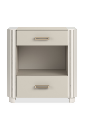 White 2-Drawer Nightstand | Caracole Love-ly! | Oroa.com