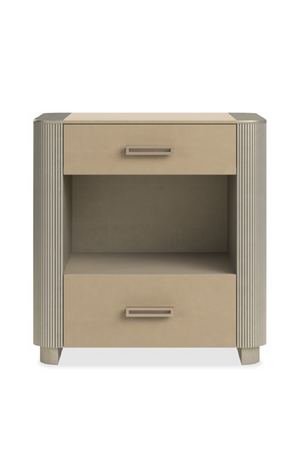 Fluted Sides 2-Drawer Nightstand S | Caracole Love-Ly! 25 | Oroa.com