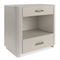 Fluted Sides 2-Drawer Nightstand L | Caracole Love-Ly! | Oroa.com