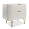 Birch Reeded 2-Drawer Nightstand | Caracole True Love | Oroa.com