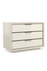 Vinyl 3-Drawer Nightstand | Caracole Triple Wrap | Oroa.com
