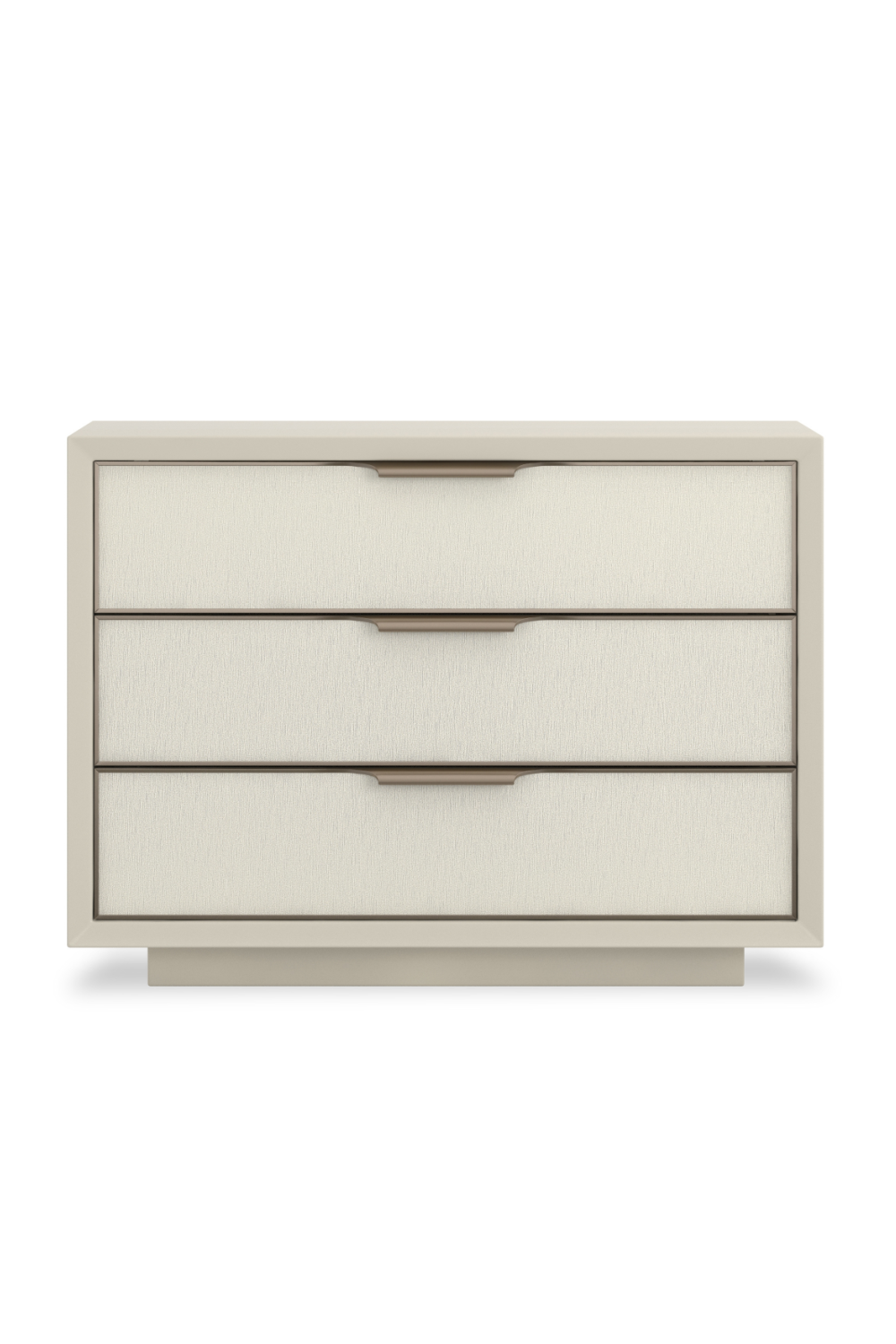 Vinyl 3-Drawer Nightstand | Caracole Triple Wrap | Oroa.com