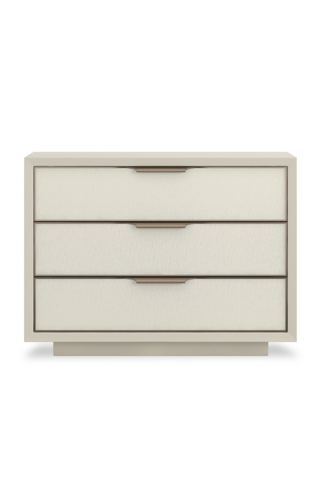 Vinyl 3-Drawer Nightstand | Caracole Triple Wrap | Oroa.com