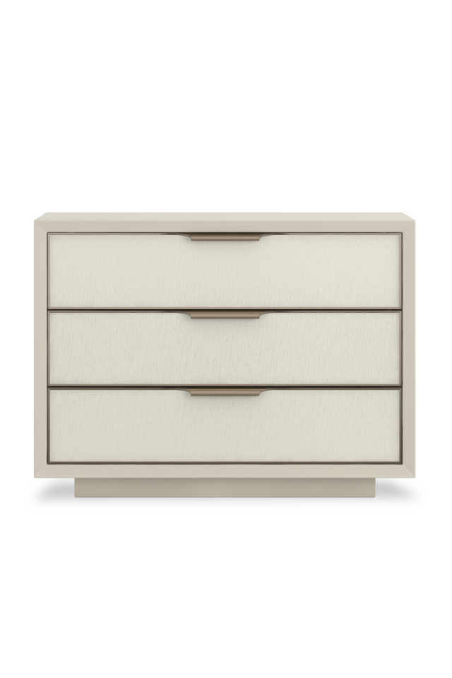 Vinyl 3-Drawer Nightstand | Caracole Triple Wrap | Oroa.com