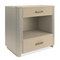 Fluted Sides 2-Drawer Nightstand L | Caracole Love-Ly! | Oroa.com