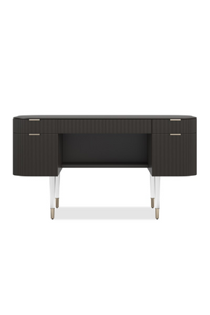 Ridged 2-Drawer Desk | Caracole Lady Love | Oroa.com