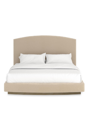 Cream Suede King Bed | Caracole Artoise | Oroa.com