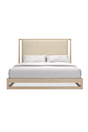 Sun-Drenched Oak Bed | Caracole Pinstripe | Oroa.com