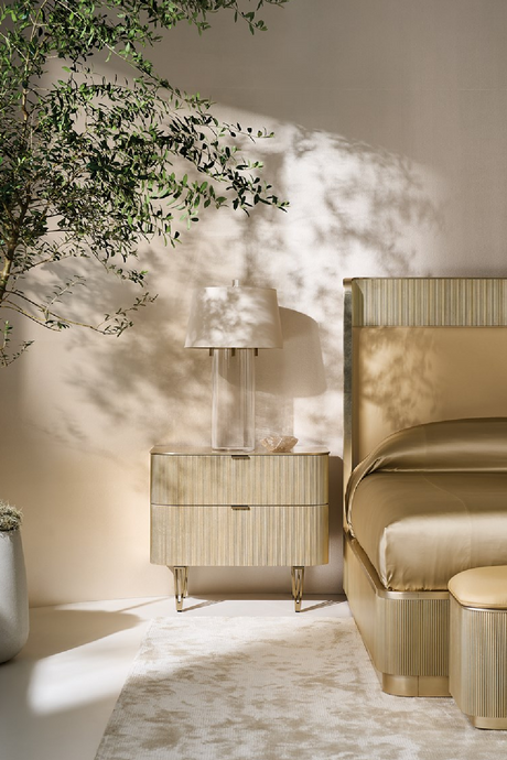 Reeded Headboard King Bed | Caracole Fall In Love | Oroa.com