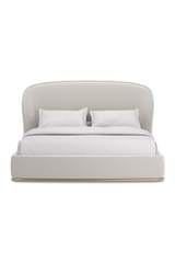 Curved Back Velvet Bed | Caracole Opal | Oroa.com