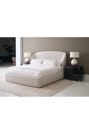 Curved Back Velvet Bed | Caracole Opal | Oroa.com