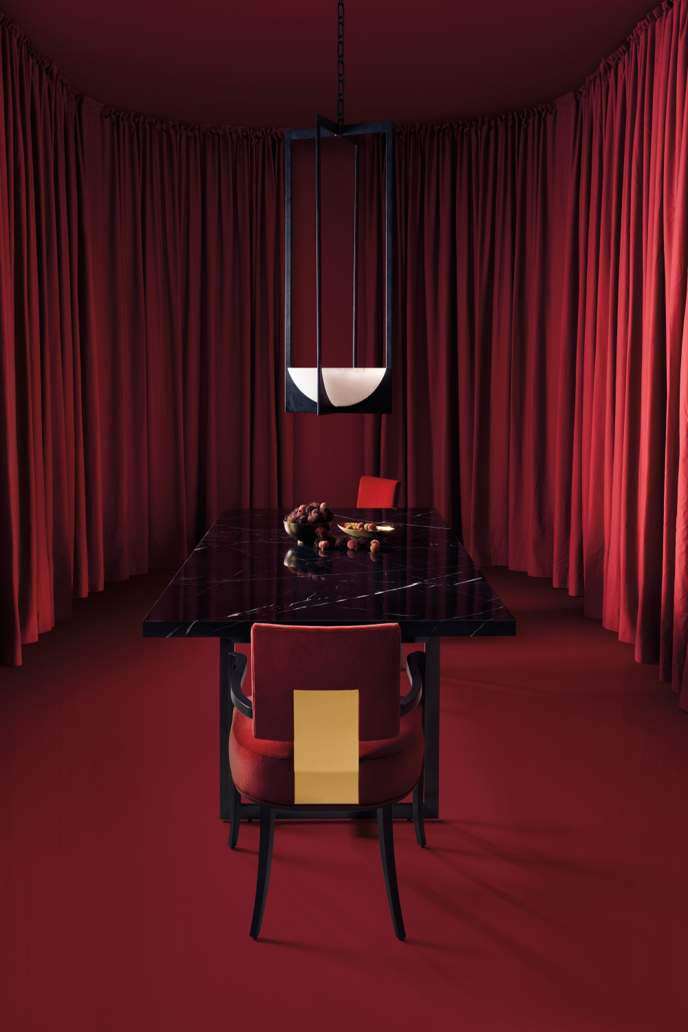 Sandstone Top Dining Table | Caracole Wish You Were Here | Oroa.com