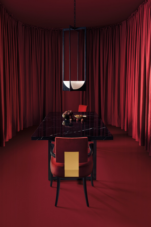 Stone Top Dining Table | Caracole Wish You Were Here | Oroa.com