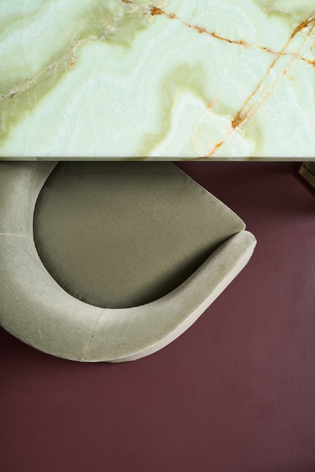 Green Onyx Dining Table | Caracole The Naturalist | Oroa.com