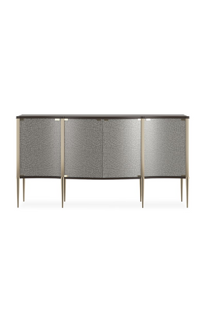 Curved Glass 4-Door Sideboard | Caracole A New Day | Oroa.com