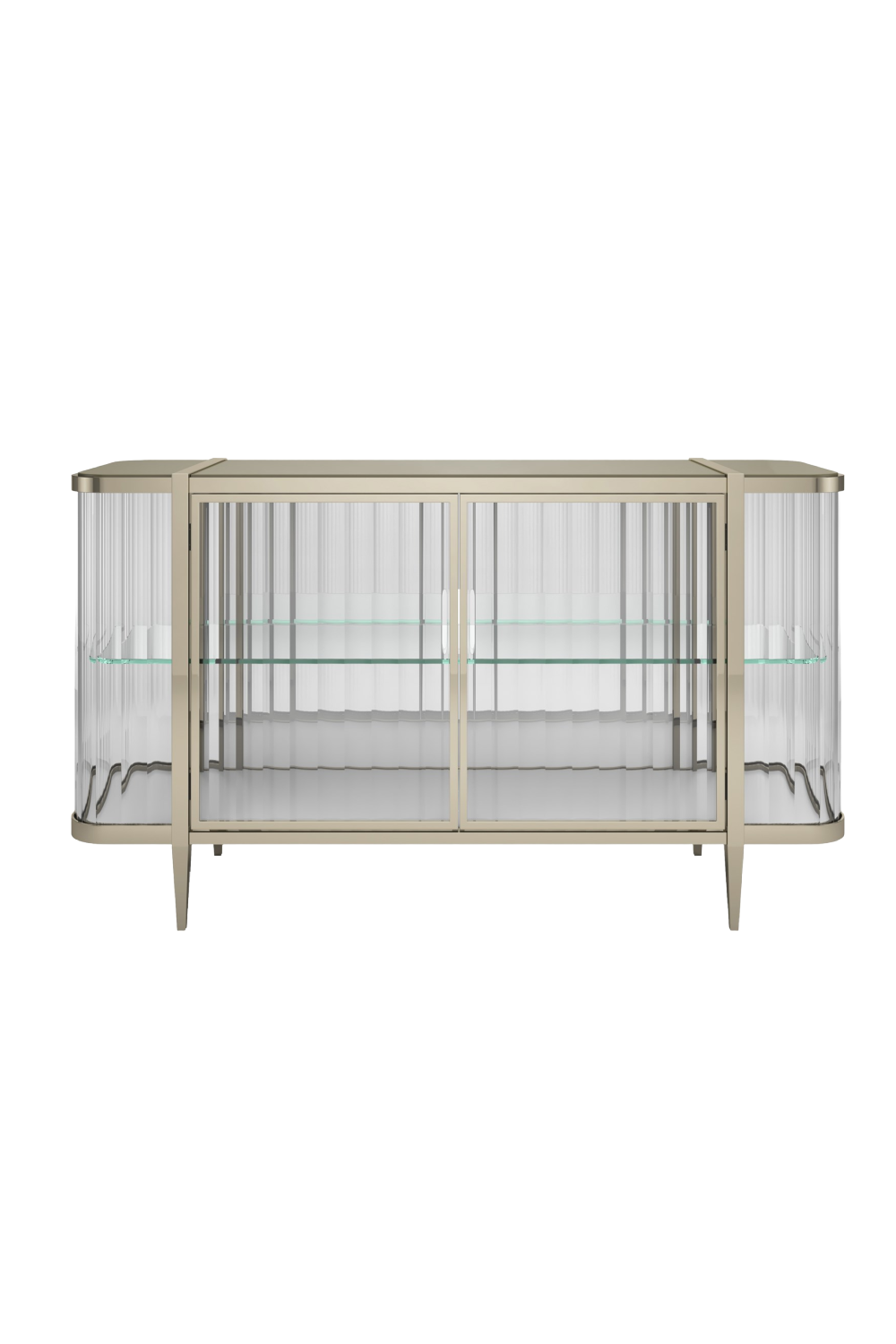 Wavy Mirror 2-Door Sideboard | Caracole Stop And Stare | Oroa.com