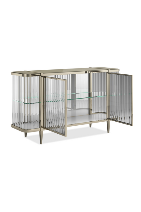 Wavy Mirror 2-Door Sideboard | Caracole Stop And Stare | Oroa.com