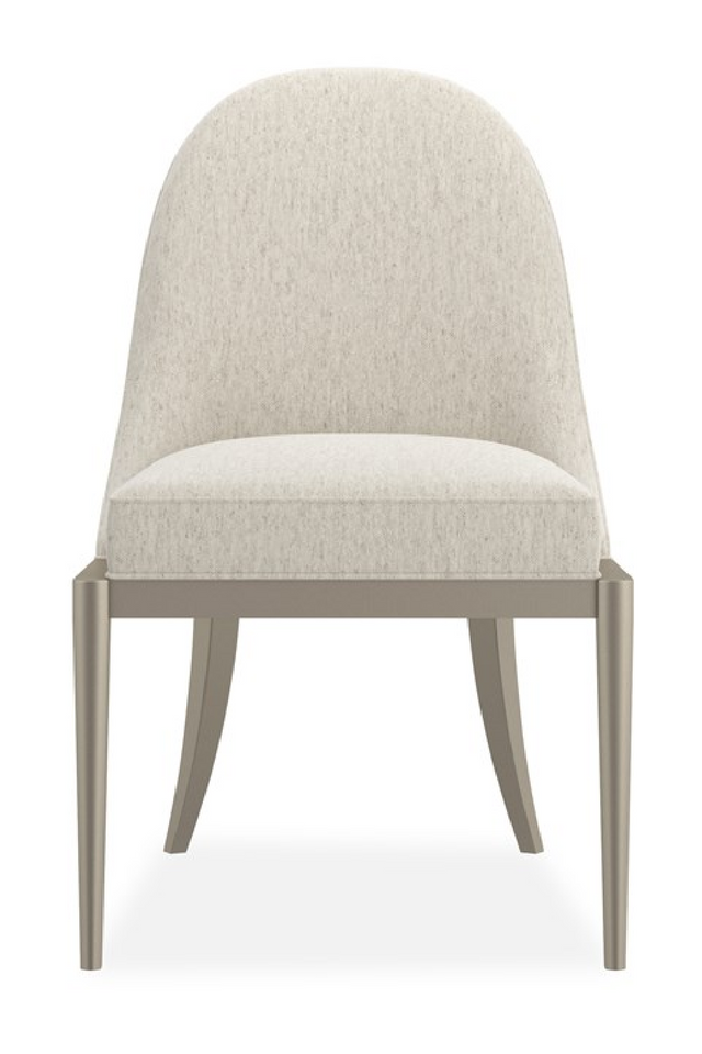Ecru Arched-Back Side Chair | Caracole Natural Choice | Oroa.com