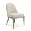 Ecru Arched-Back Side Chair | Caracole Natural Choice | Oroa.com