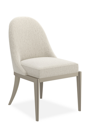 Ecru Arched-Back Side Chair | Caracole Natural Choice | Oroa.com