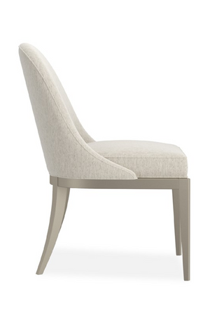 Ecru Arched-Back Side Chair | Caracole Natural Choice | Oroa.com