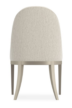 Ecru Arched-Back Side Chair | Caracole Natural Choice | Oroa.com