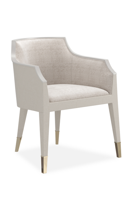 Ivory Shagreen Lounge Armchair | Caracole Sabot | Oroa.com