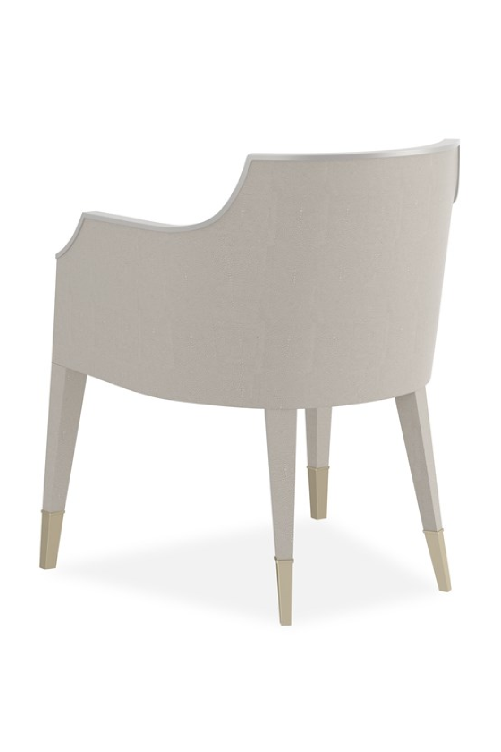 Ivory Shagreen Lounge Armchair | Caracole Sabot | Oroa.com
