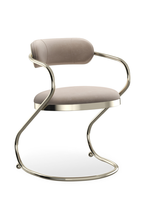 Wavy Cantilevered Dining Chair | Caracole Retrospect | Oroa.com