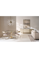 Wavy Cantilevered Dining Chair | Caracole Retrospect | Oroa.com