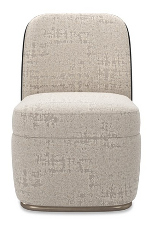 Silver-Taupe Chenille Dining Chair | Caracole Cabochon | Oroa.com