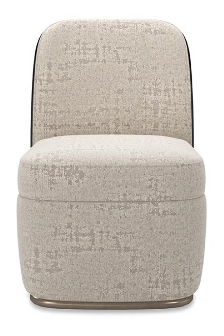 Silver-Taupe Chenille Dining Chair | Caracole Cabochon | Oroa.com