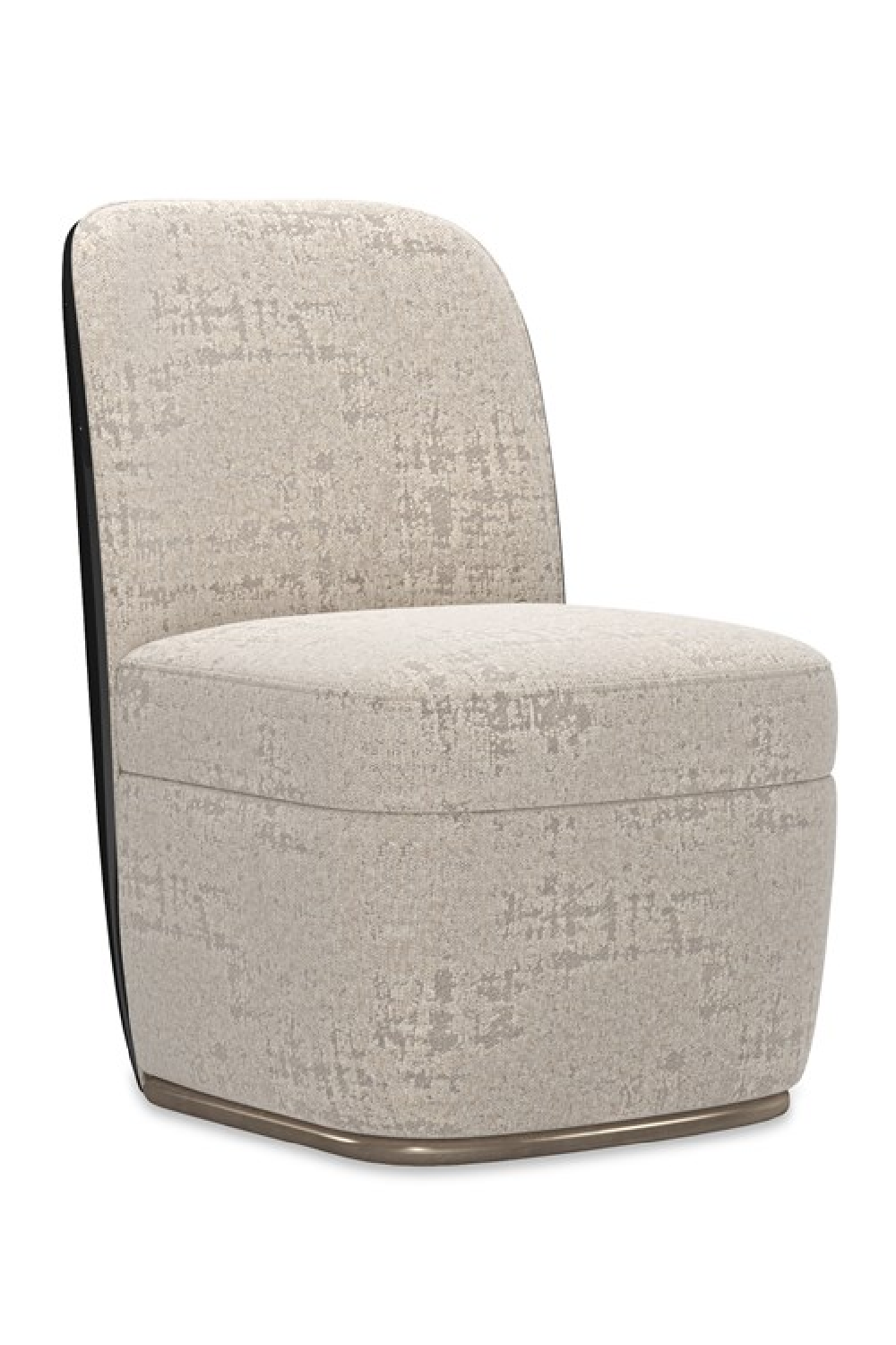 Silver-Taupe Chenille Dining Chair | Caracole Cabochon | Oroa.com