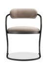 Wavy Cantilevered Dining Chair | Caracole Retrospect | Oroa.com