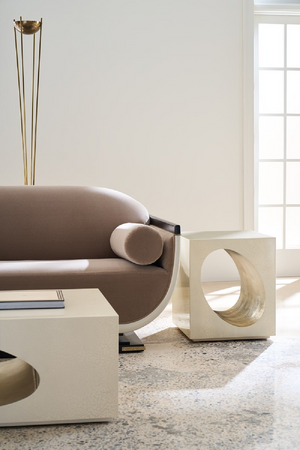 Oval Inset Coffee Table | Caracole Chasm | Oroa.com