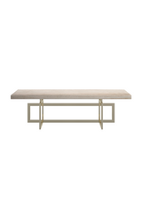 Geometrical Gold Base Coffee Table | Caracole Wish You Were Here | Oroa.com