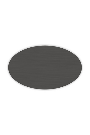 Bronze Metal Oval Coffee Table | Caracole Adele | Oroa.com