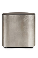 Bronze Glass Kidney Side Table | Caracole Amalie | Oroa.com