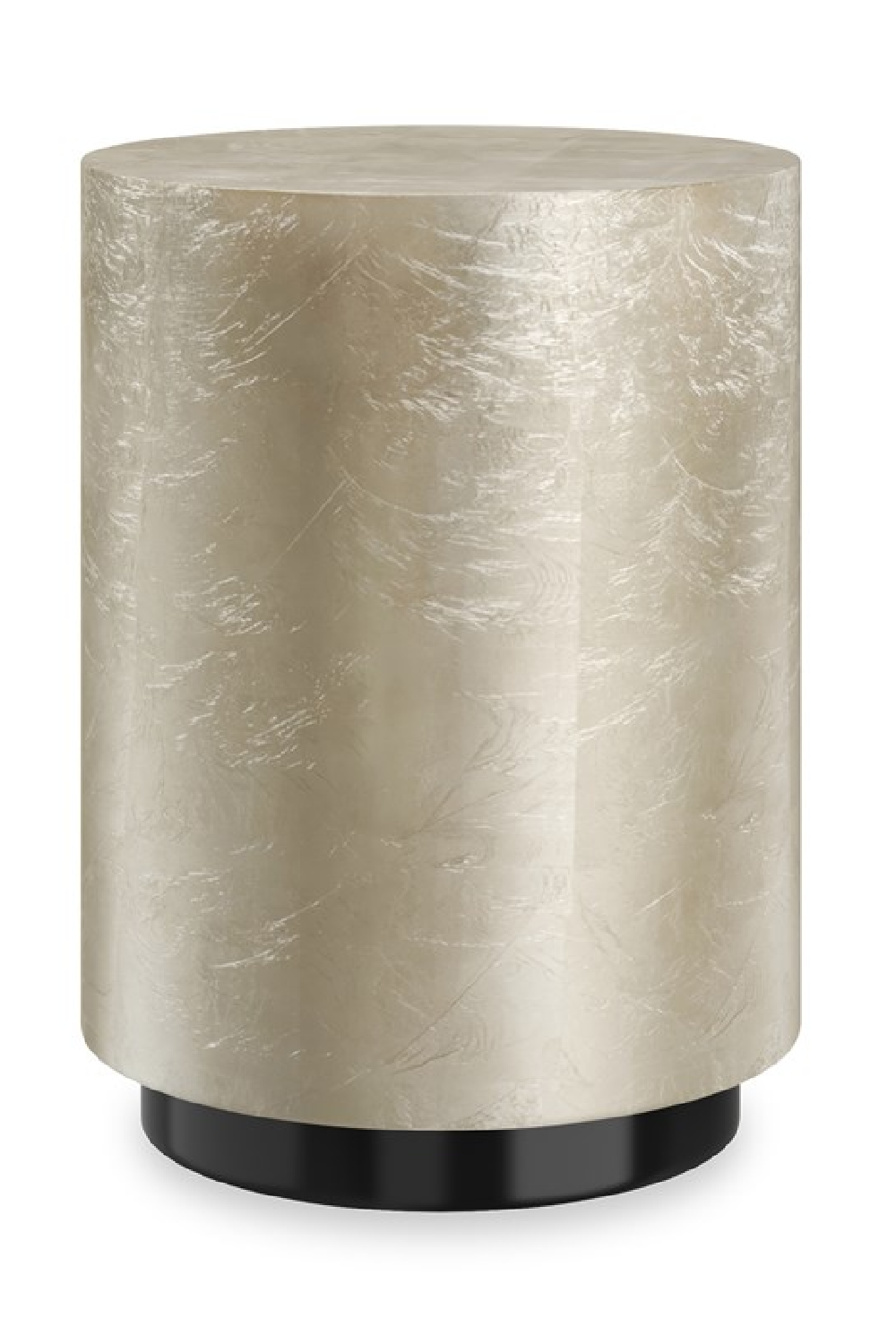 Taupe Silver End Table | Caracole Coffee Couture | Oroa.com