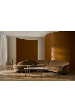 Taupe Silver End Table | Caracole Coffee Couture | Oroa.com