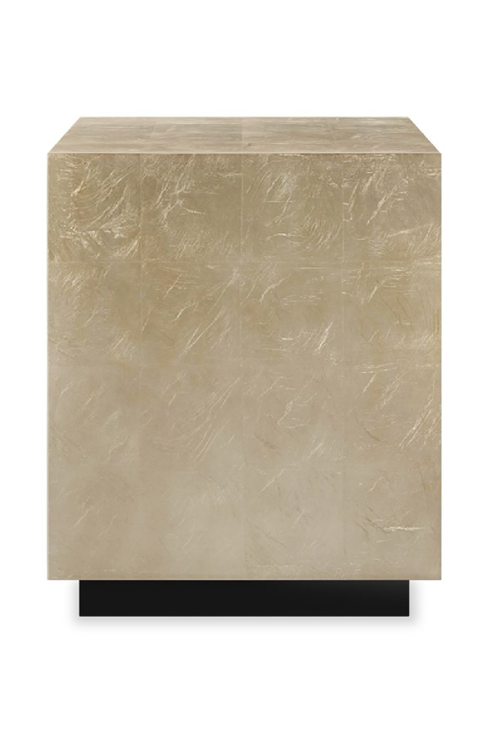 Taupe Silver End Table | Caracole Coffee Couture | Oroa.com