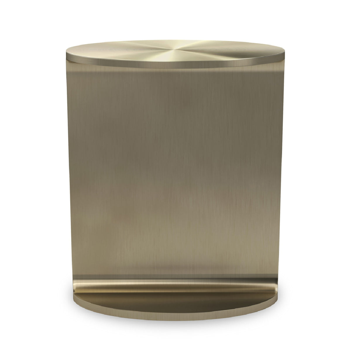 Brushed Gold Side Table | Caracole Rivet | Oroa.com