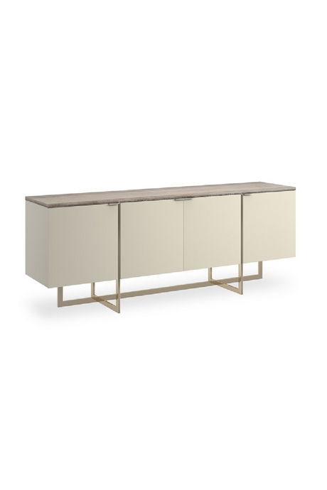 Cream 4-Door Media Unit | Caracole Wish You Were Here | Oroa.com