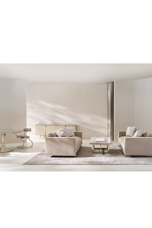 Cream 4-Door Media Unit | Caracole Wish You Were Here | Oroa.com