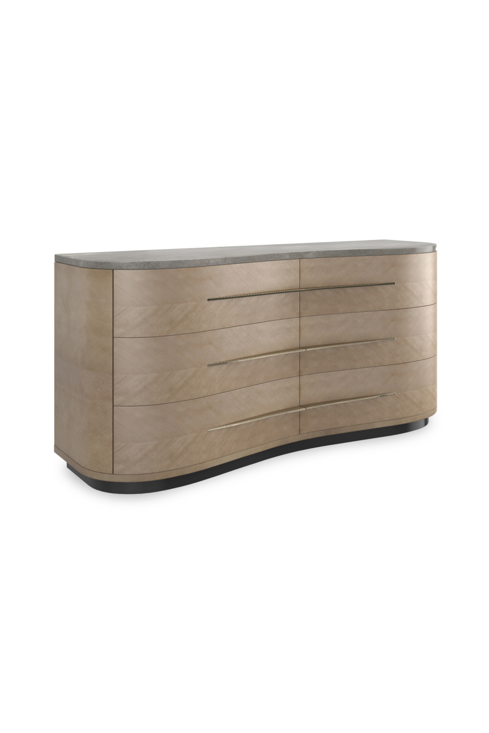 Chevron-Patterned Dresser | Caracole Roam | Oroa.com