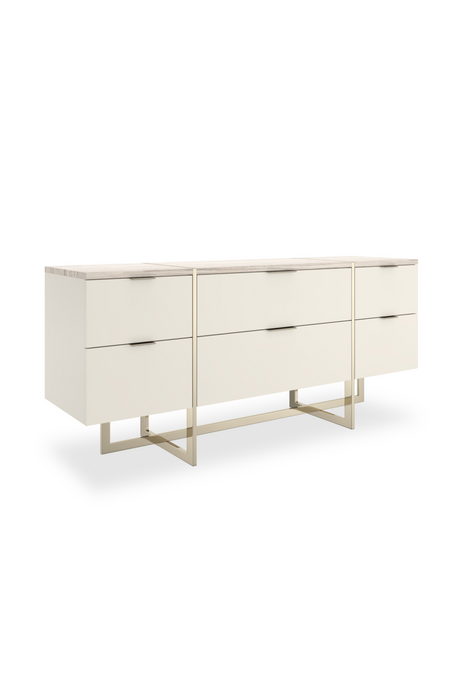 White 6-Drawer Dresser | Caracole Wish You Were Here | Oroa.com