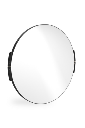 Marble Accent Round Wall Mirror | Caracole Overlap | Oroa.com