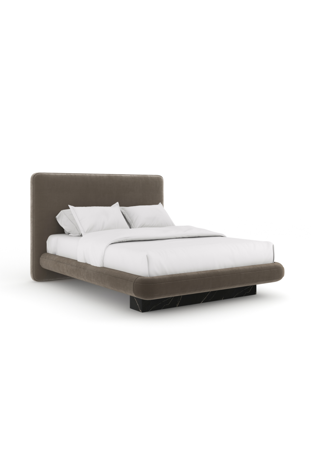 Dark Taupe Bed | Caracole Overlap | Oroa.com