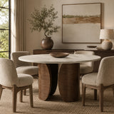 Modern European furniture - Stone Top Dining Table - www.oroa.com